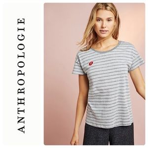 Anthropologie Lips T-shirt